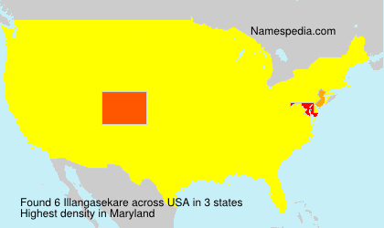 Surname Illangasekare in USA