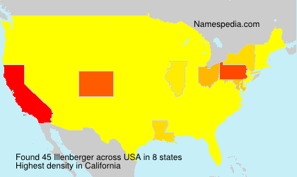 Surname Illenberger in USA