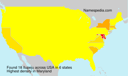 Surname Ilupeju in USA