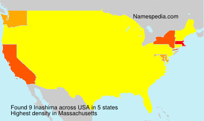 Surname Inashima in USA