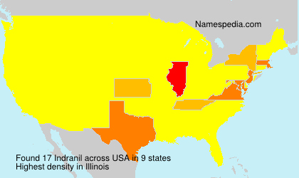Surname Indranil in USA