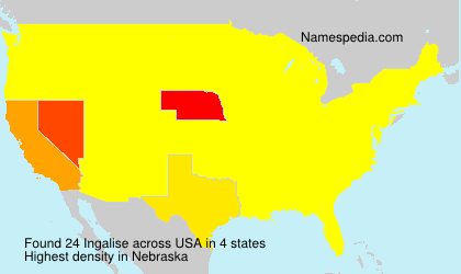 Surname Ingalise in USA