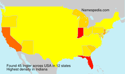 Surname Ingler in USA