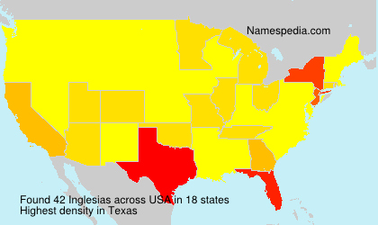 Surname Inglesias in USA