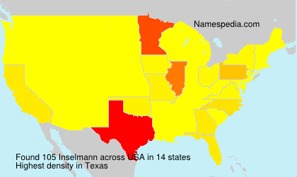 Surname Inselmann in USA