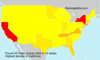 Surname Iraldo in USA