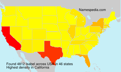 Surname Isabel in USA