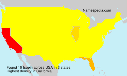 Surname Isbeih in USA