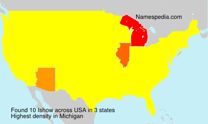 Surname Ishow in USA