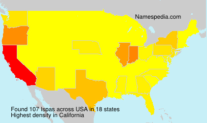 Surname Ispas in USA