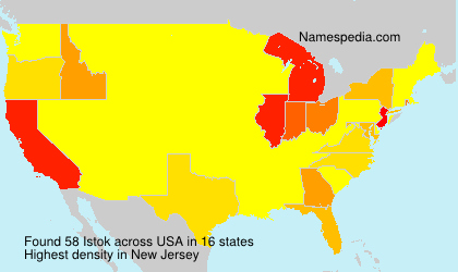 Surname Istok in USA