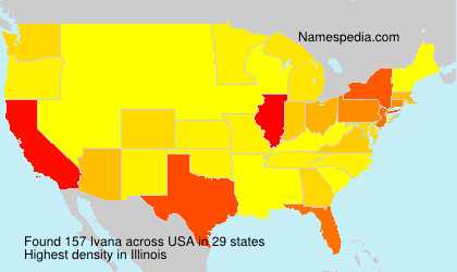 Surname Ivana in USA