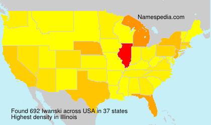 Surname Iwanski in USA