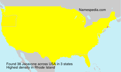 Surname Jacavone in USA