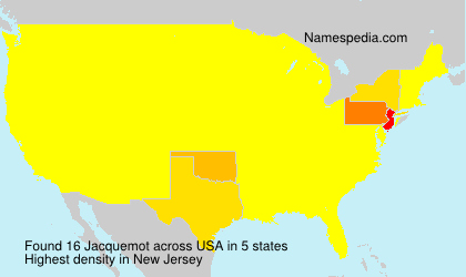 Surname Jacquemot in USA