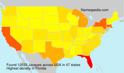Surname Jacques in USA