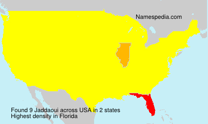 Surname Jaddaoui in USA