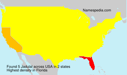 Surname Jadulal in USA