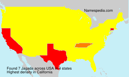 Surname Jagada in USA