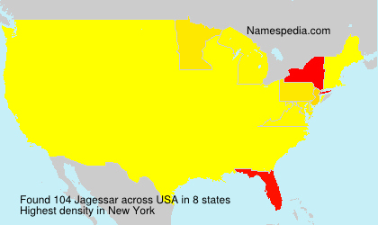 Surname Jagessar in USA