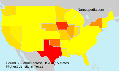 Surname Jahnel in USA