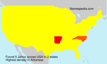 Surname Jahoo in USA
