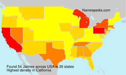 Surname Jaimee in USA