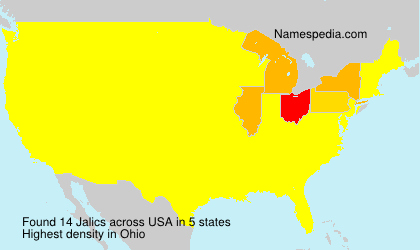 Surname Jalics in USA