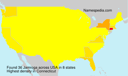 Surname Jamroga in USA