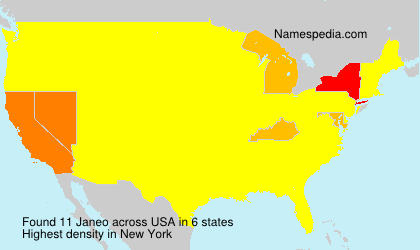 Surname Janeo in USA