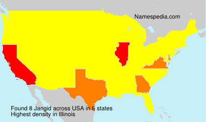 Surname Jangid in USA