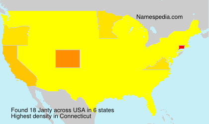 Surname Janty in USA