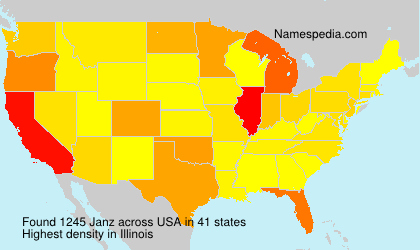 Surname Janz in USA