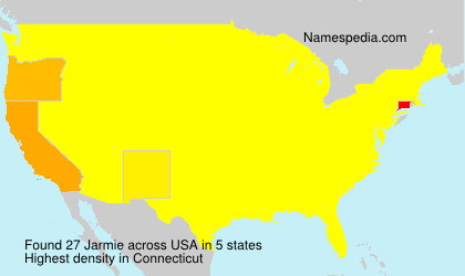 Surname Jarmie in USA