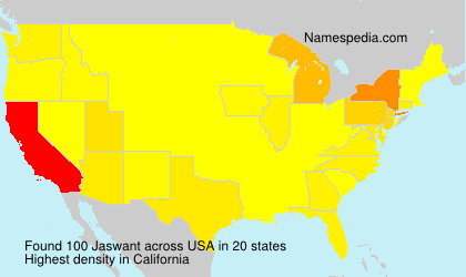 Surname Jaswant in USA