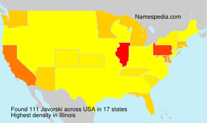 Surname Javorski in USA