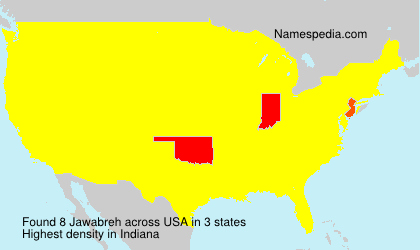 Surname Jawabreh in USA