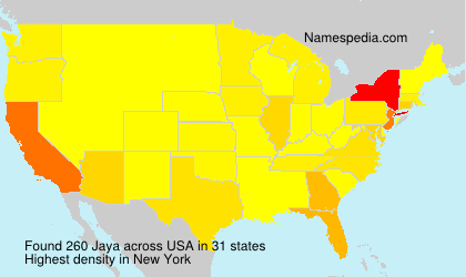 Surname Jaya in USA