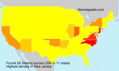 Surname Jebaraj in USA