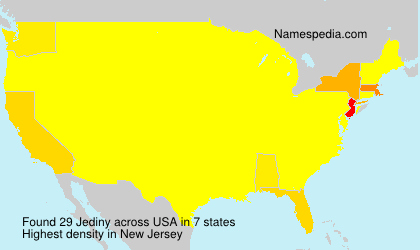 Surname Jediny in USA