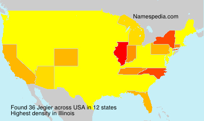 Surname Jegier in USA