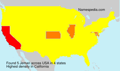 Surname Jeman in USA