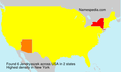 Surname Jendryaszek in USA