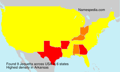 Surname Jequetta in USA