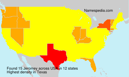 Surname Jeromey in USA