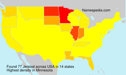 Surname Jerstad in USA