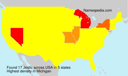 Surname Jestic in USA