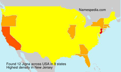 Surname Jigna in USA