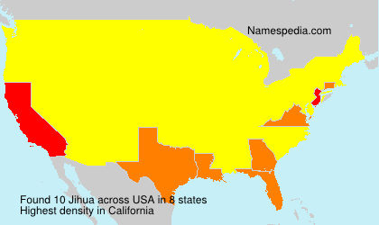 Surname Jihua in USA