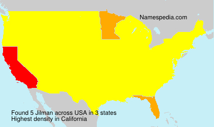 Surname Jilman in USA
